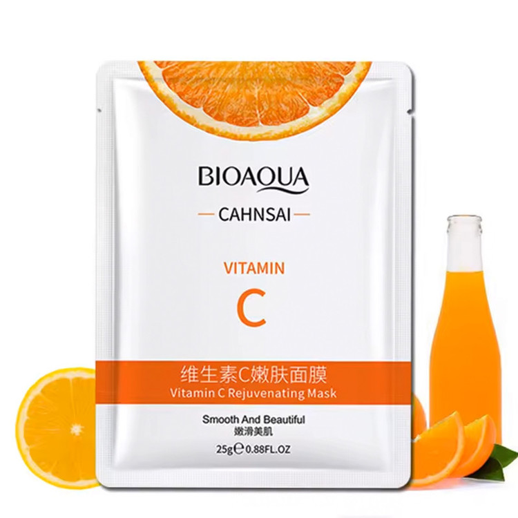 ماسک صورت مدل vitamin c وزن 25 گرم