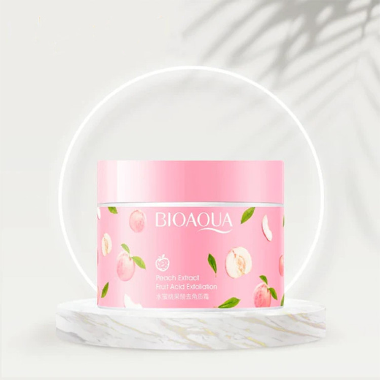 ماسک صورت و بدن مدل bqy72646 حجم 140 میلیلیتر ترمیمکننده، ضد آکنه، ضد پیری، لایهبردار، کوچککننده منافذ، روشنکننده، مرطوبکننده و جوانکننده با عصاره هلو و جنسینگ و ویتامین C